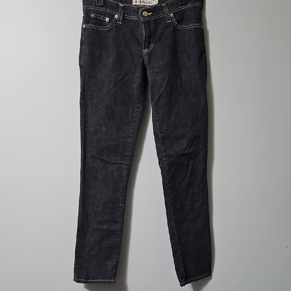 Nine Planet Dark Indigo Skinny Jeans Size 9